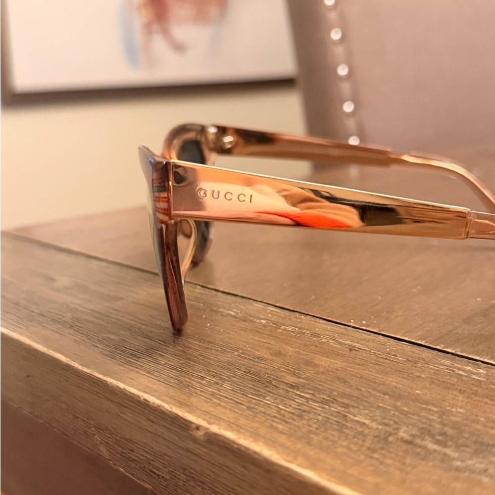 Gucci Metallic Rose Eyewear